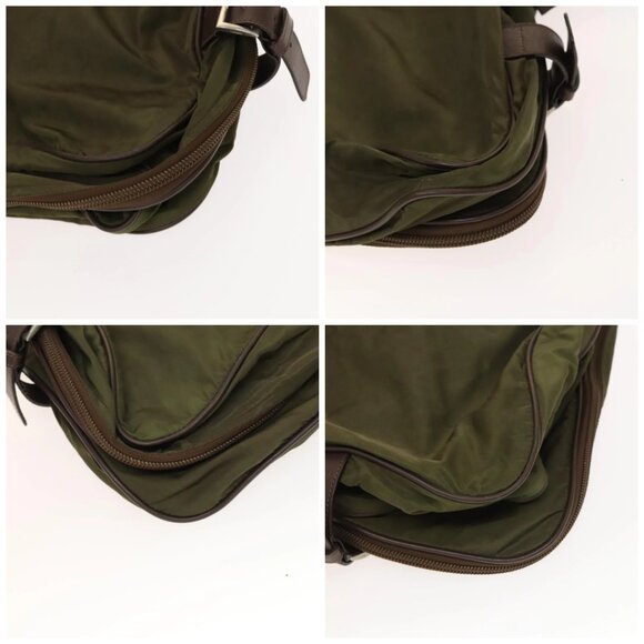PRADA Garment Cover Nylon Khaki Silver Auth - Picture 15 of 15